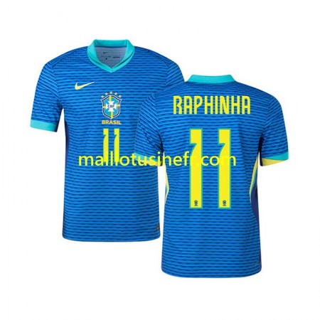 Maillot de Foot Brésil RAPHINHA 11 Extérieur 2024